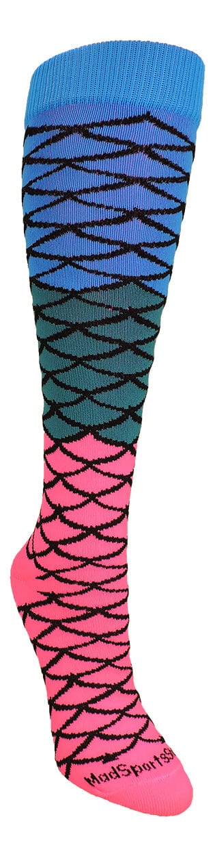 Soccer Socks Over the Calf Crazy Socks Mermaid Socks – MadSportsStuff