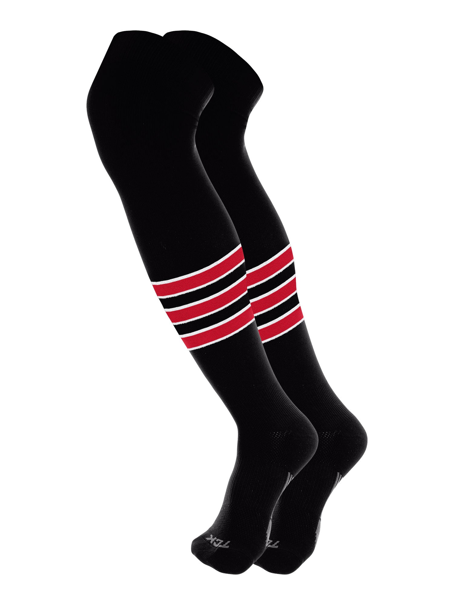 Customizable Striped Over the Knee Baseball Socks Pattern D – MadSportsStuff