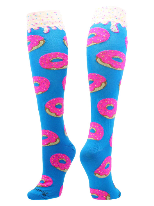 Donut Socks with Pink Frosting and Sprinkles