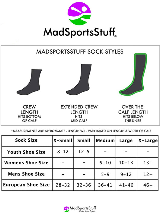 Softball Socks Over the Calf Crazy Tie Dye – MadSportsStuff