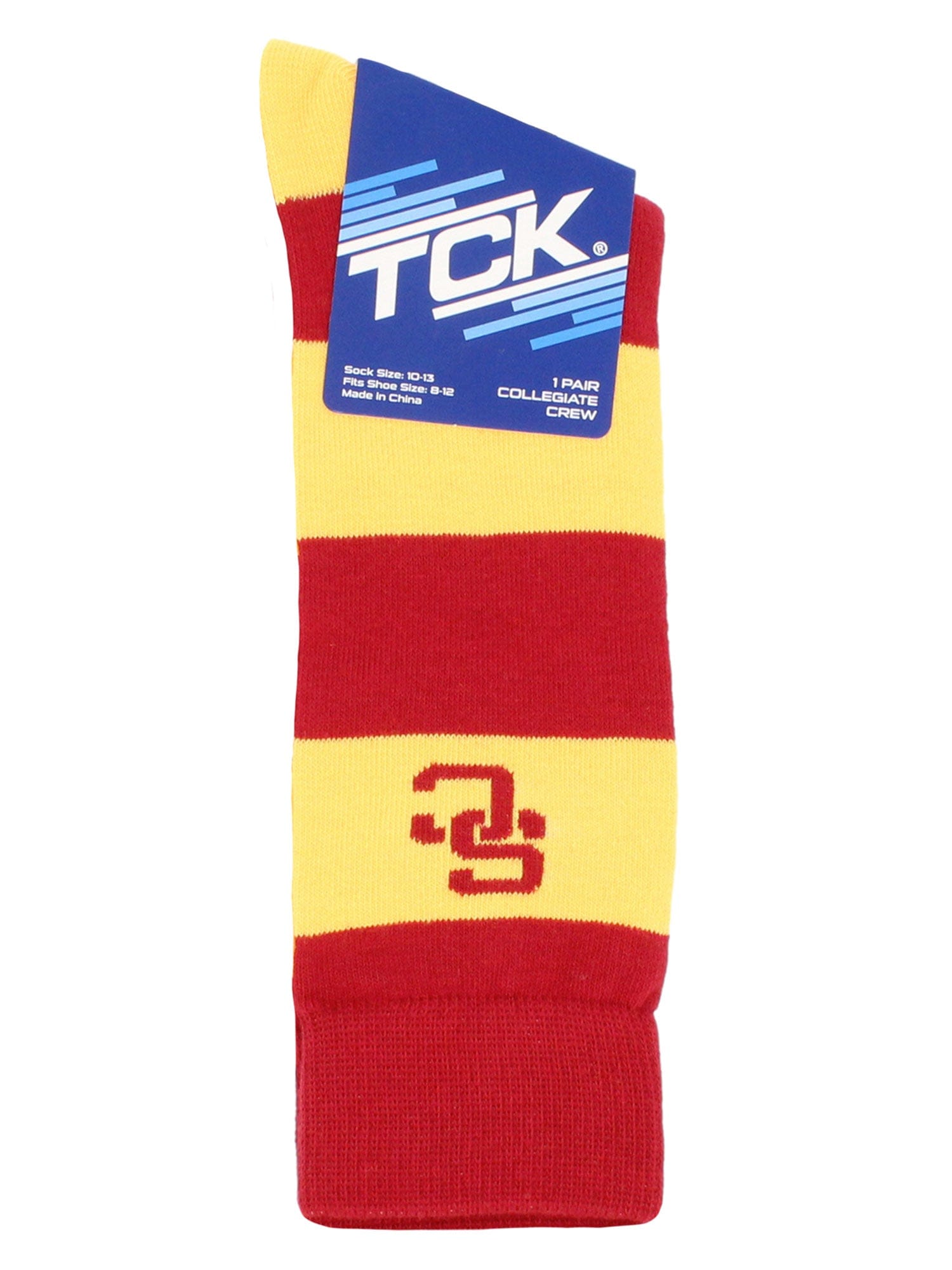 USC Trojans Socks Game Day Striped Crew Socks – MadSportsStuff