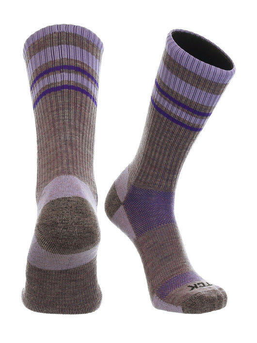 Merino Wool Hiking Socks For Men & Women - Striped