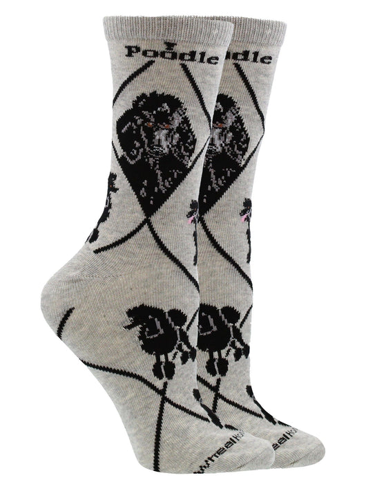 White Poodle Socks Perfect Dog Lovers Gift