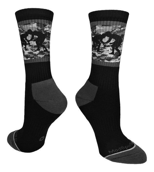 Fighting Wrestlers Athletic Crew Socks (multiple colors)