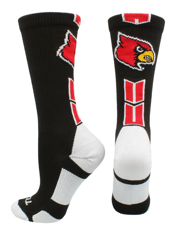 Louisville Cardinals NCAA Mens Primetime Socks