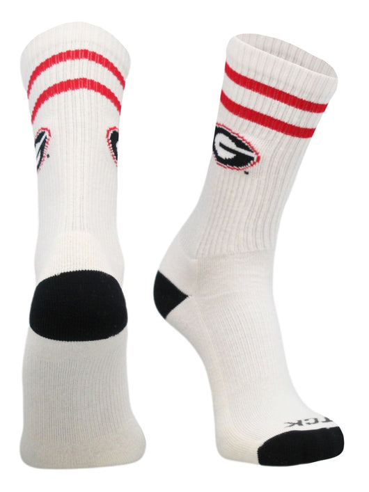 Vintage Georgia Bulldogs Socks For Men and Womens Soft Cotton Sock (Georgia Bulldogs, Large)