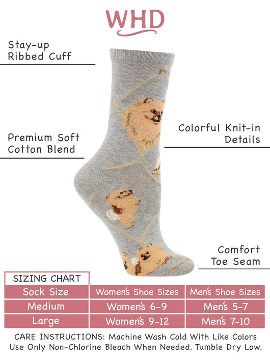 Pomeranian Socks Perfect Dog Lovers Gift