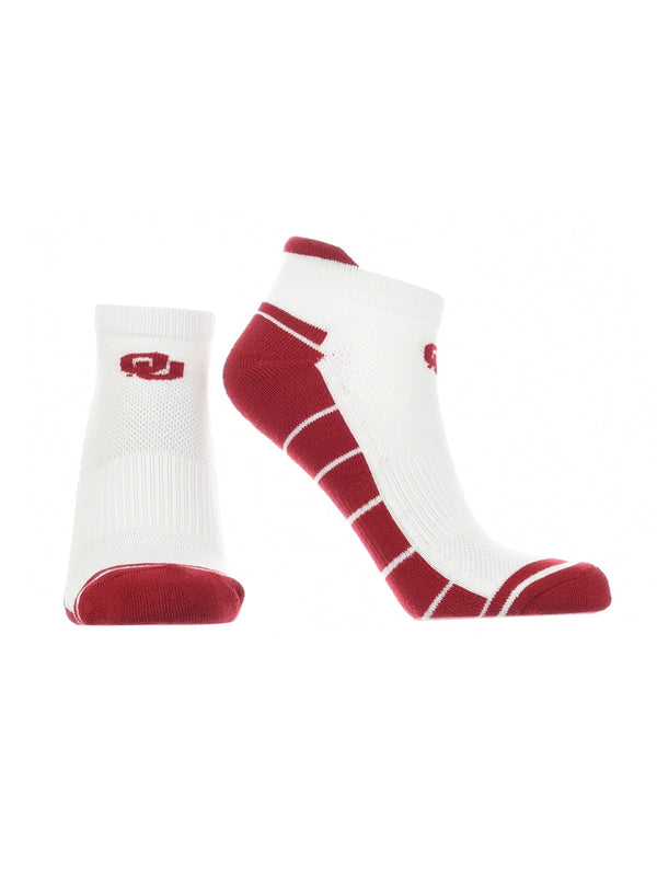 Oklahoma Sooners Low Cut Ankle Socks with Tab