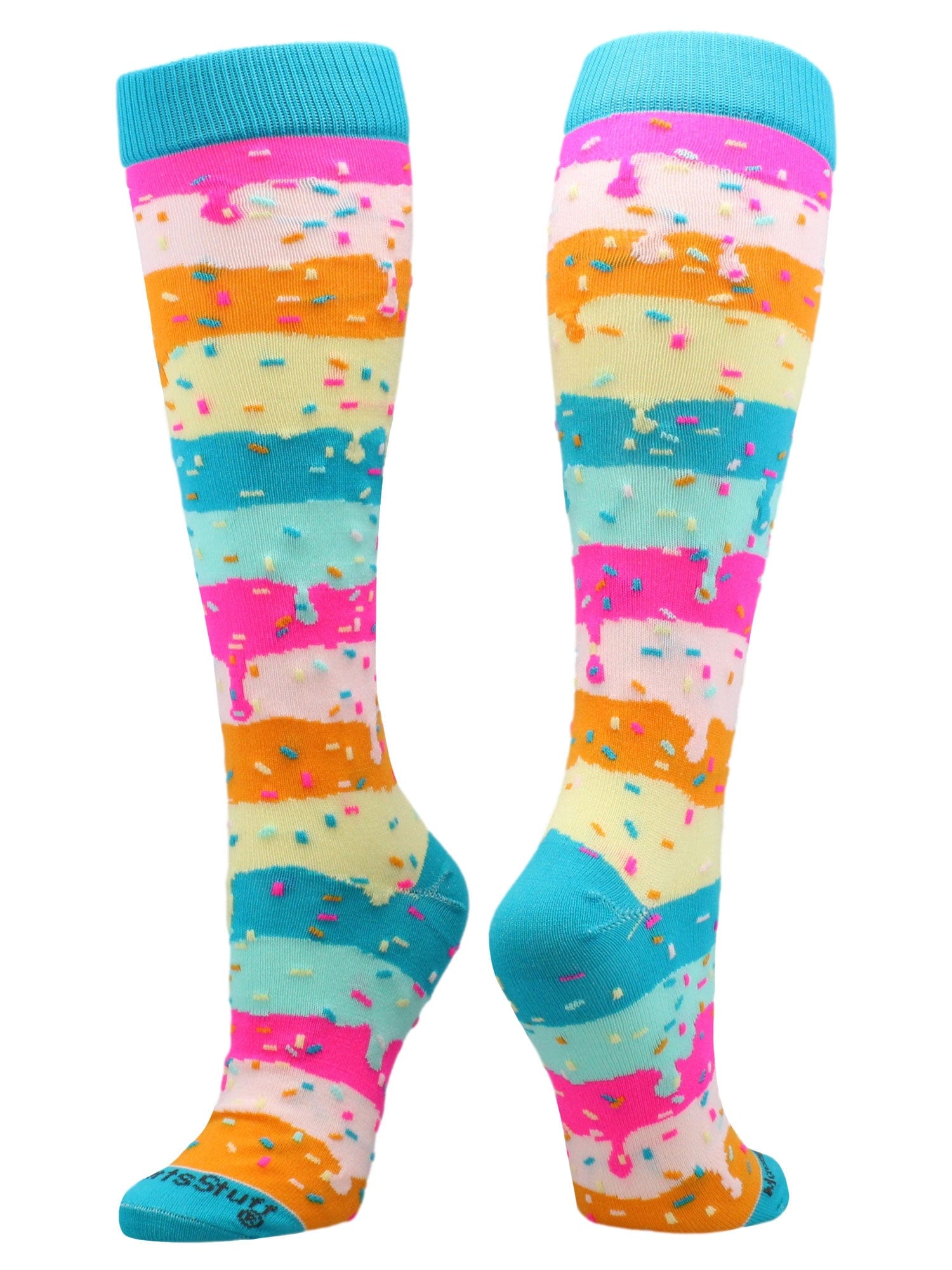 Sprinkles Socks Over the Calf Crazy Socks Soccer Socks – MadSportsStuff