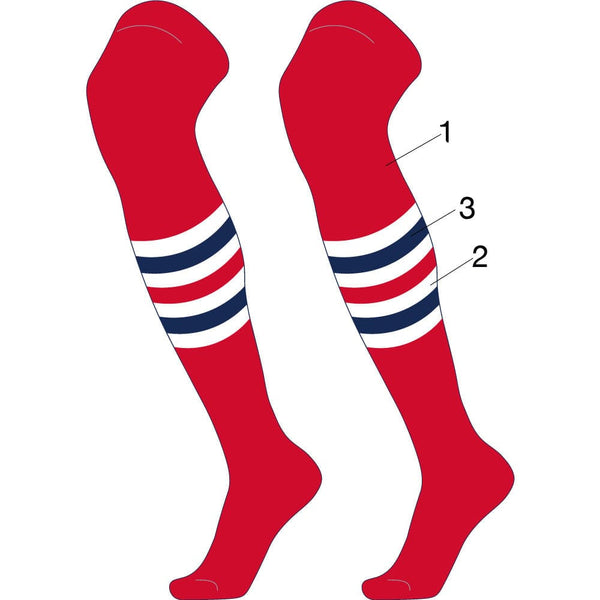 Custom Stripe Socks by TCK - Multiple Designs - #1 in Custom Socks