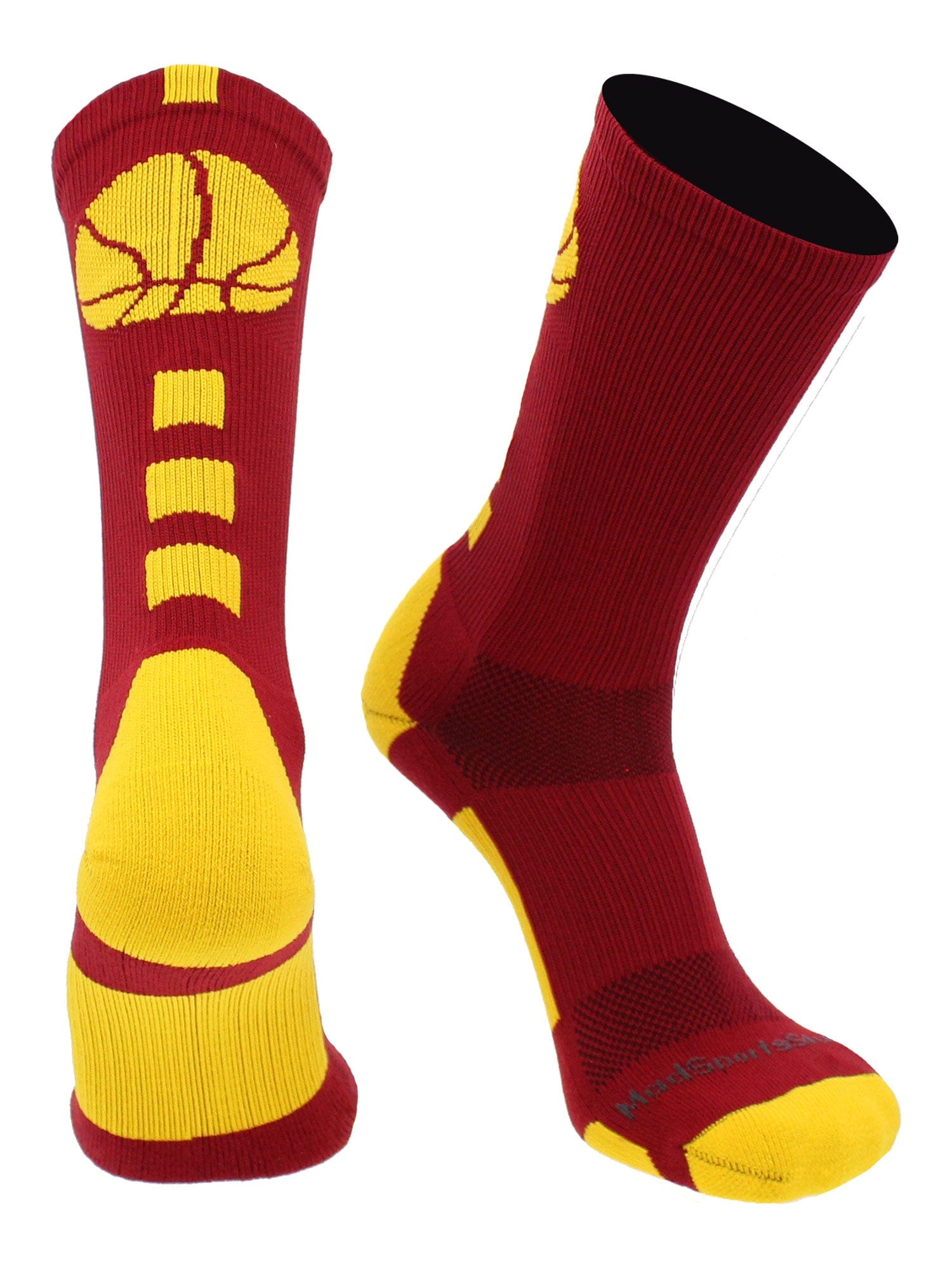 Gold basketball socks best sale