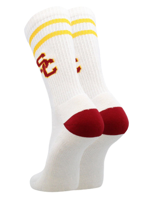 Vintage USC Trojans Socks NCAA Socks For Men and Womens Soft Cotton Sock