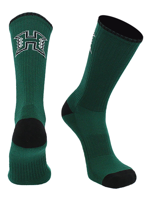 Hawaii Socks University of Hawaii Rainbow Warriors Socks Campus Legend Crew