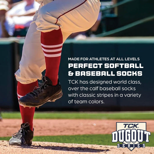 TCK Performance Baseball Socks Dugout Pattern E