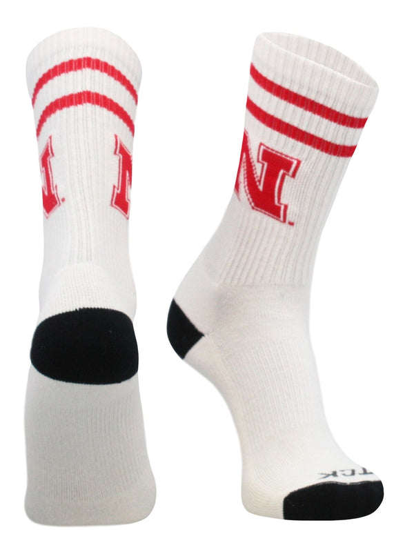 Vintage Nebraska Cornhuskers Socks For Men and Womens Soft Cotton Sock (Nebraska Cornhuskers, Large)