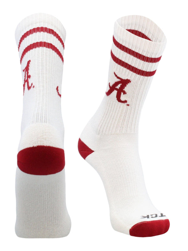 Vintage Alabama Crimson Tide Socks For Men and Womens Soft Cotton Sock (Alabama Crimson Tide, Large)