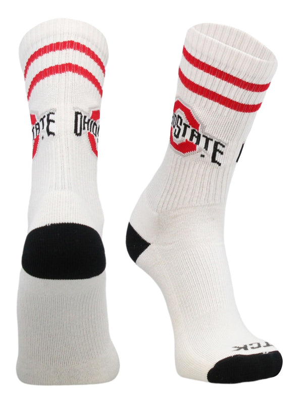 Vintage Ohio State Buckeyes Socks For Men and Womens Soft Cotton Sock (Ohio State Buckeyes, Large)