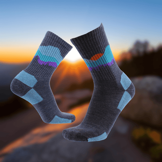 Merino Wool Hiking Socks Crew Length