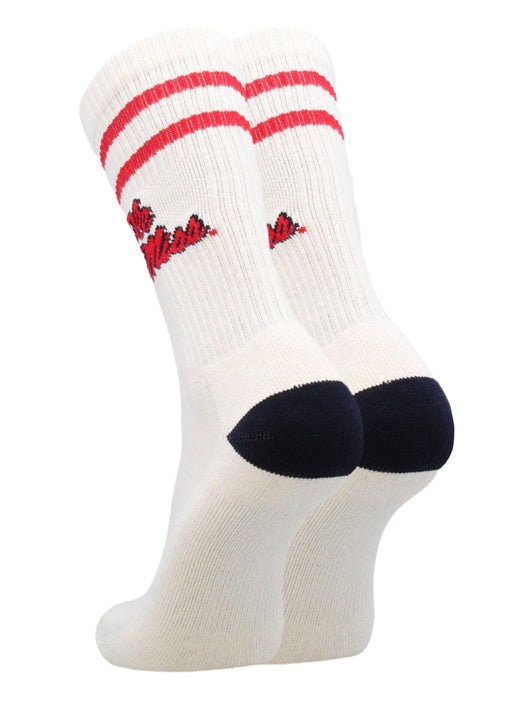 Vintage Ole Miss Rebels Socks NCAA Socks For Men and Womens Soft Cotton Sock