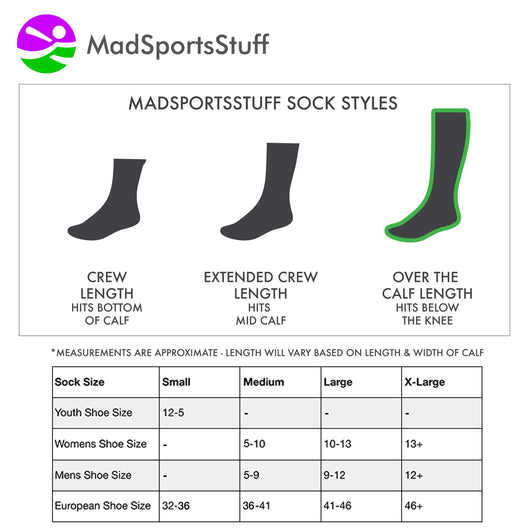 Striped Baseball Stirrup Socks Dugout Pattern D