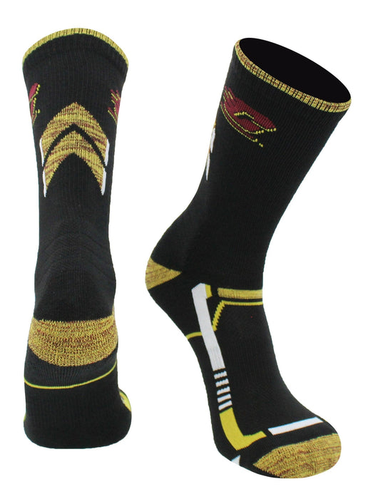 Central Michigan Chippewas Socks Game Day Striped Crew Socks