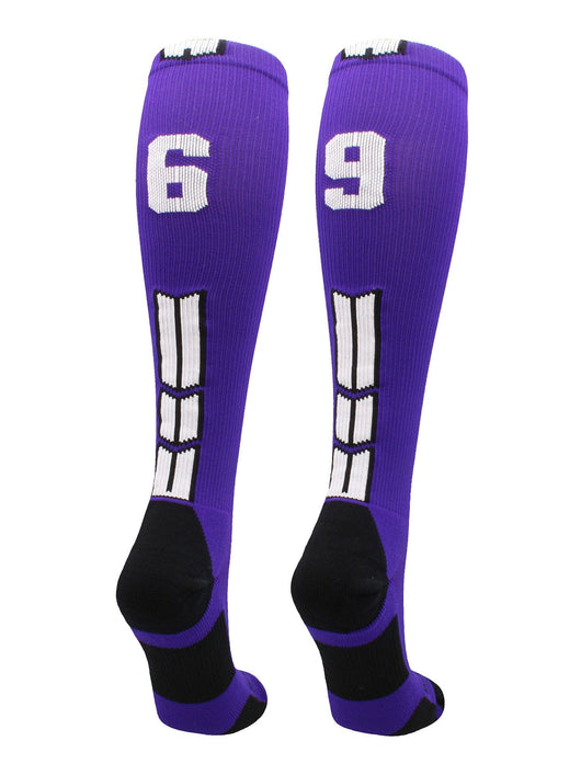 Player Id Jersey Number Socks Over the Calf Length Purple White