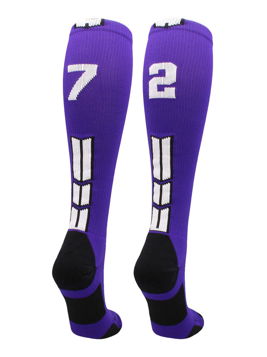 Player Id Jersey Number Socks Over the Calf Length Purple White