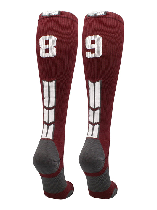 Player Id Jersey Number Socks Over the Calf Length Maroon White