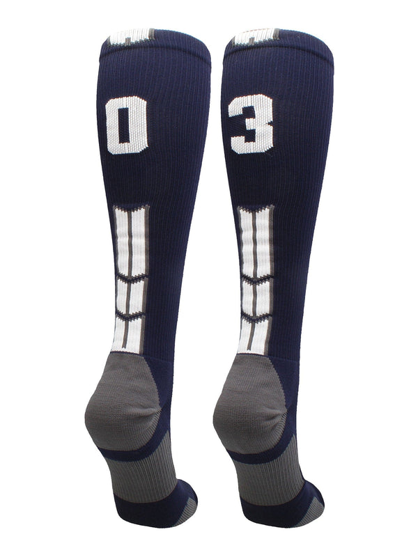 Where to Buy Number Socks - Crew & Over the Calf Length Number Socks ...