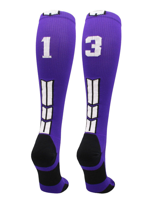 Player Id Jersey Number Socks Over the Calf Length Purple White