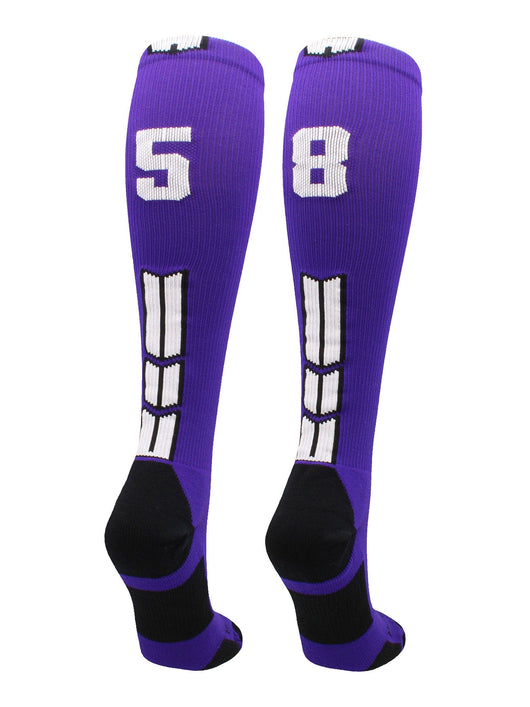 Player Id Jersey Number Socks Over the Calf Length Purple White