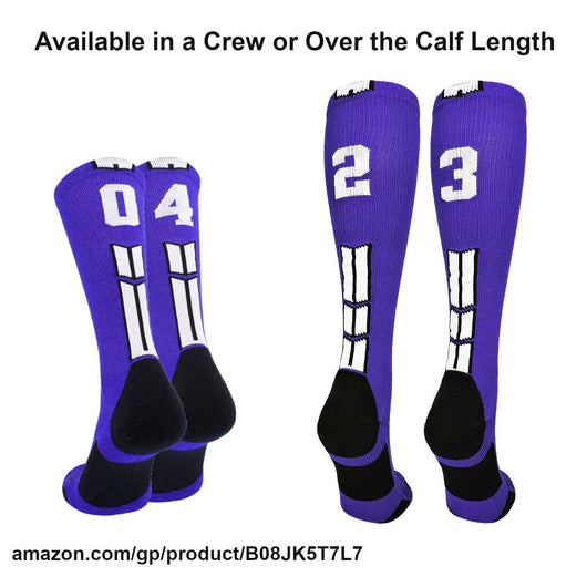 Player Id Jersey Number Socks Over the Calf Length Purple White